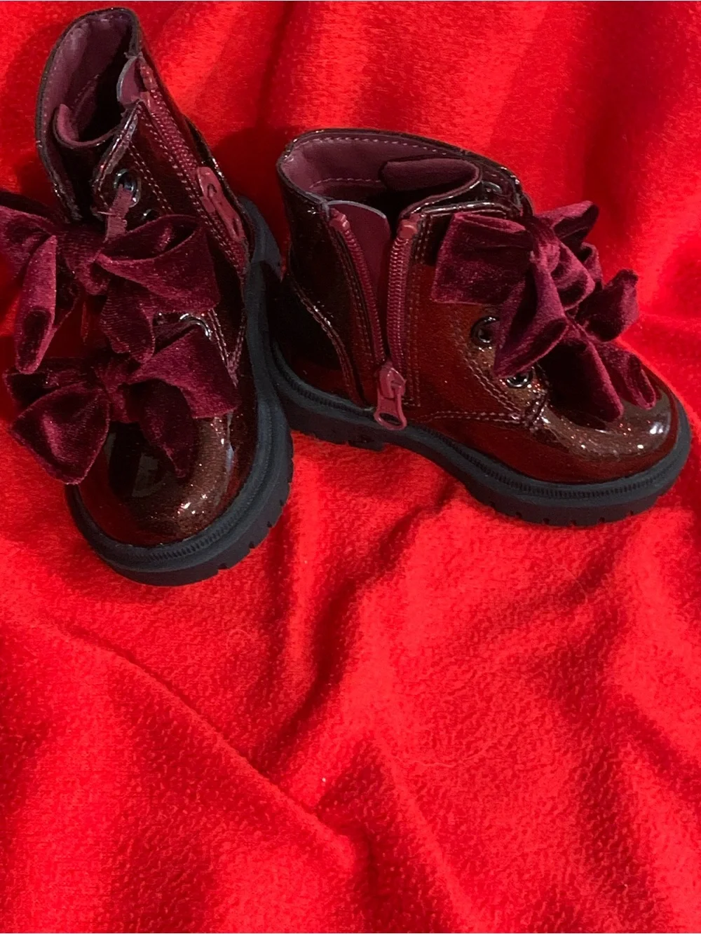 N/A shiny burgundy